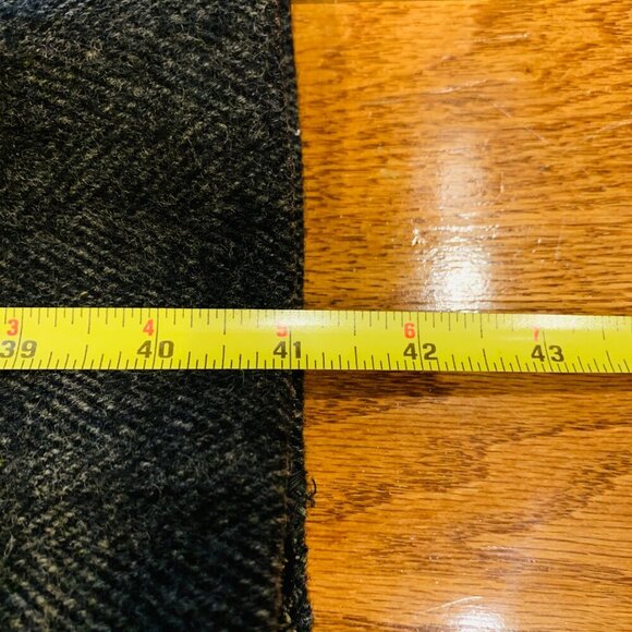 LL Bean Vintage Heavy Tweed Wool Logger Hunting Mackinaw Trousers 36x29 USA Made - Picture 14 of 16